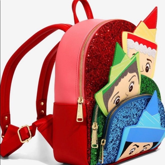 Disney Sleeping Beauty Fairy Godmothers Backpack - Picture 2 of 8